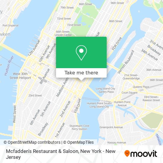 Mapa de Mcfadden's Restaurant & Saloon