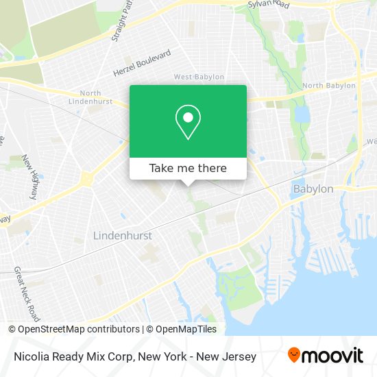 Mapa de Nicolia Ready Mix Corp