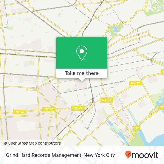 Mapa de Grind Hard Records Management