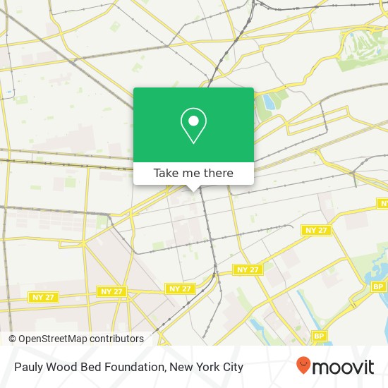 Mapa de Pauly Wood Bed Foundation