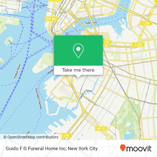 Guido F G Funeral Home Inc map
