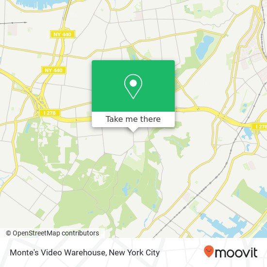Monte's Video Warehouse map