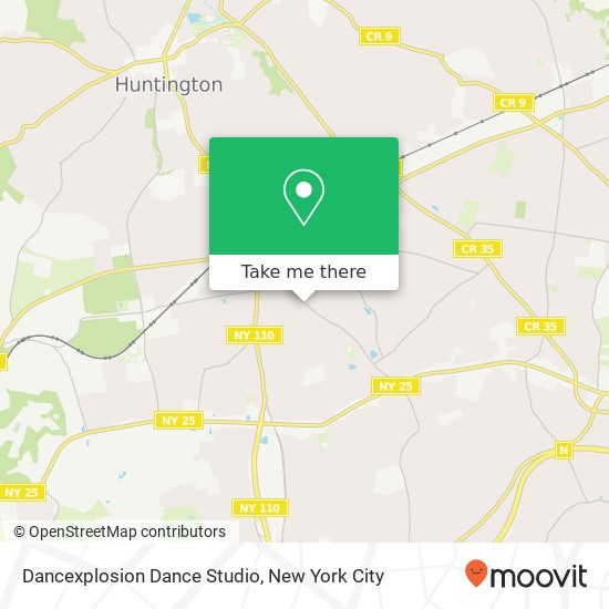 Mapa de Dancexplosion Dance Studio