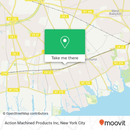 Action Machined Products Inc map