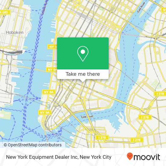 Mapa de New York Equipment Dealer Inc