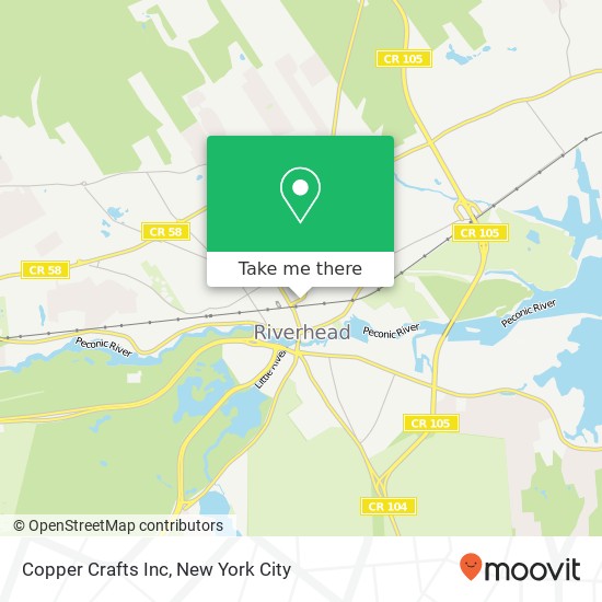 Mapa de Copper Crafts Inc