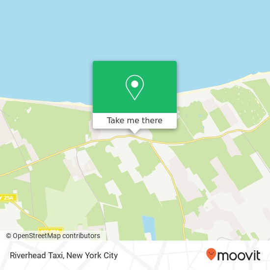 Riverhead Taxi map