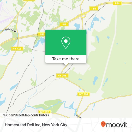 Homestead Deli Inc map