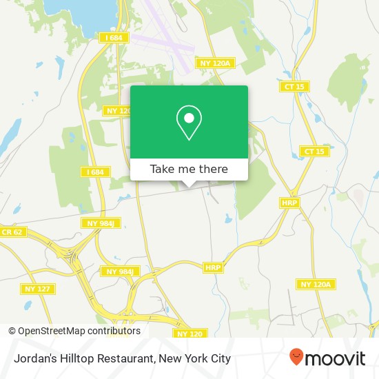 Jordan's Hilltop Restaurant map