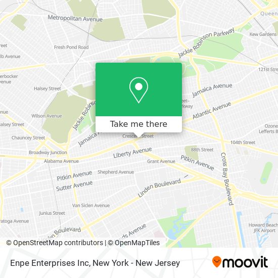 Enpe Enterprises Inc map