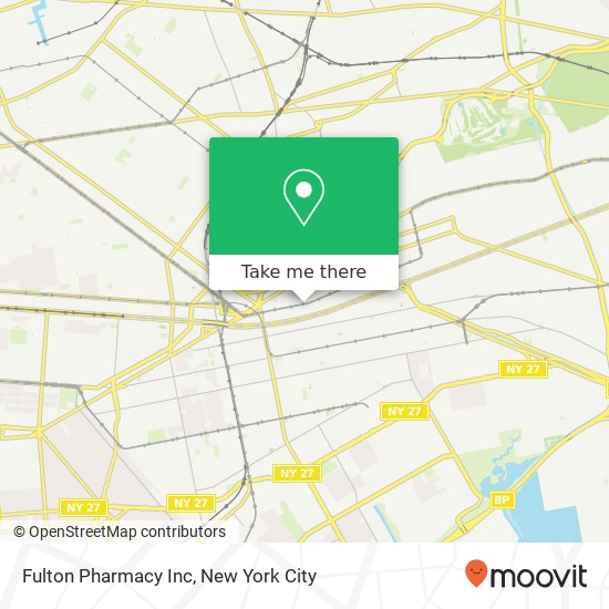 Mapa de Fulton Pharmacy Inc