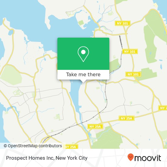 Prospect Homes Inc map