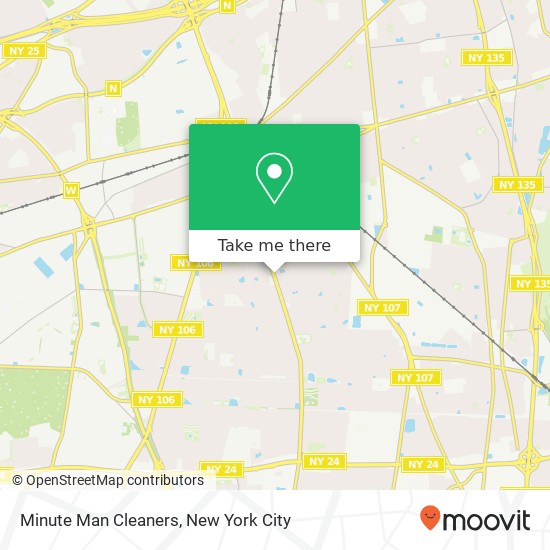 Minute Man Cleaners map