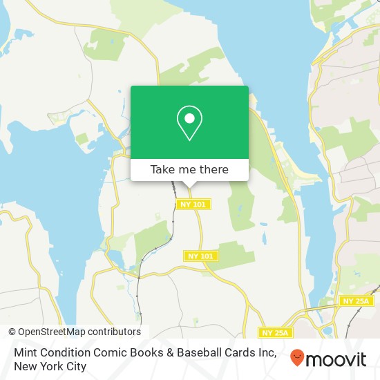 Mapa de Mint Condition Comic Books & Baseball Cards Inc