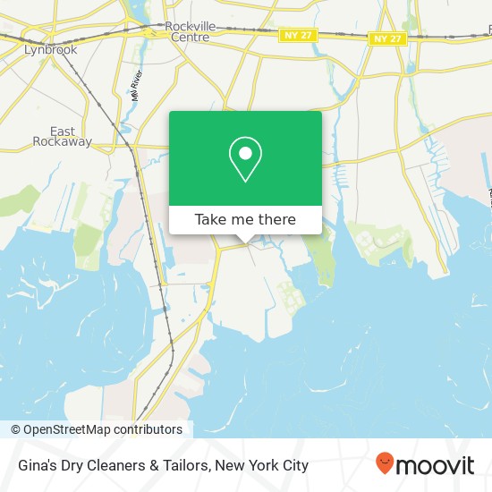Mapa de Gina's Dry Cleaners & Tailors