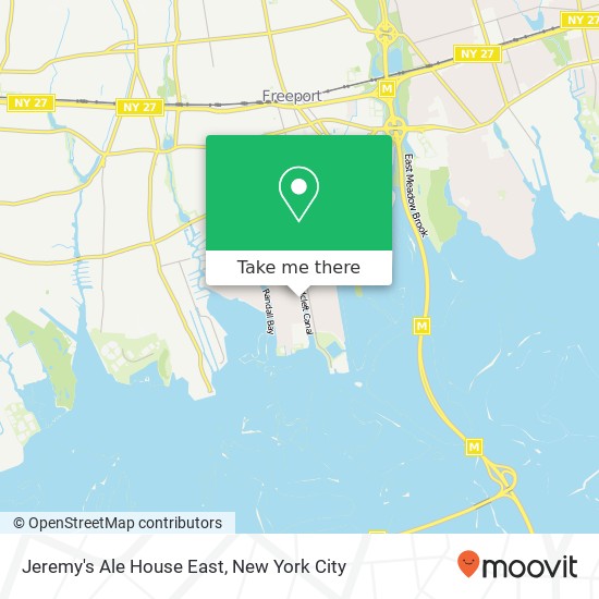 Mapa de Jeremy's Ale House East