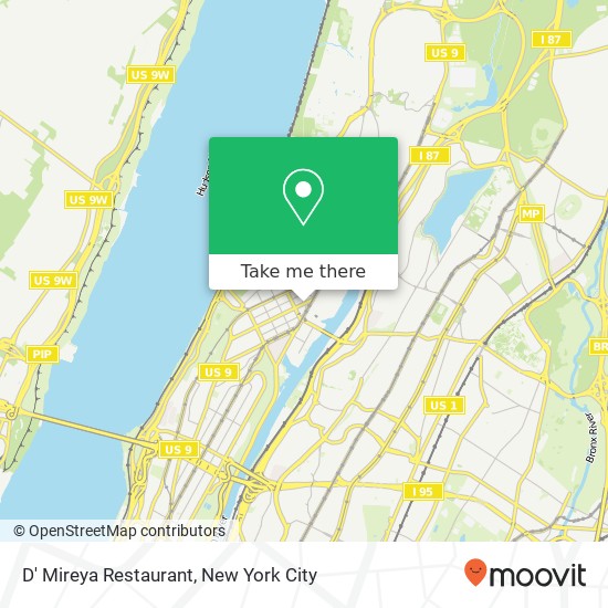 Mapa de D' Mireya Restaurant