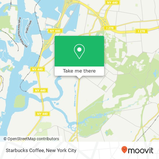 Mapa de Starbucks Coffee