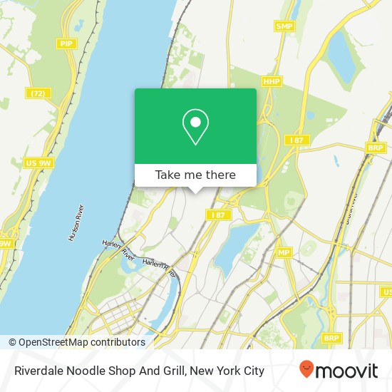 Mapa de Riverdale Noodle Shop And Grill