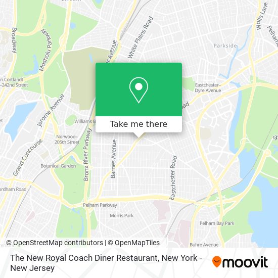 The New Royal Coach Diner Restaurant map
