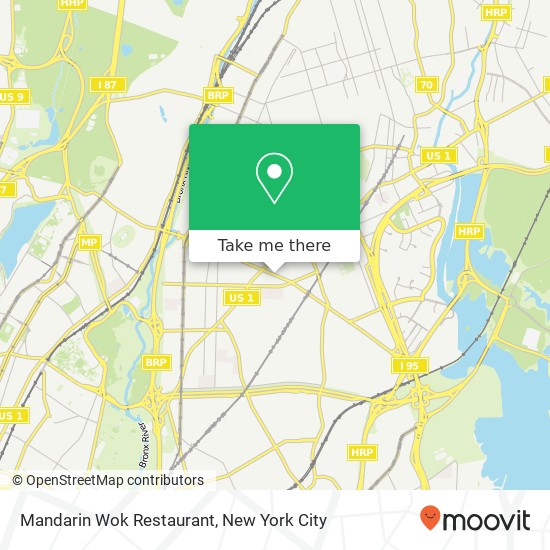 Mapa de Mandarin Wok Restaurant