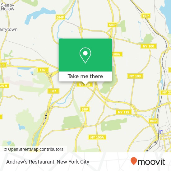 Mapa de Andrew's Restaurant