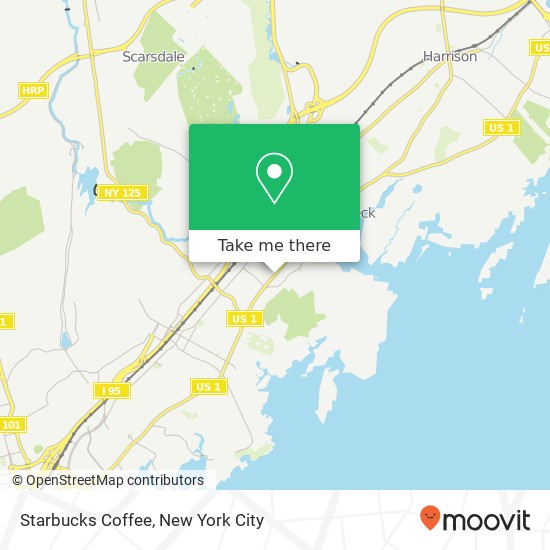 Mapa de Starbucks Coffee