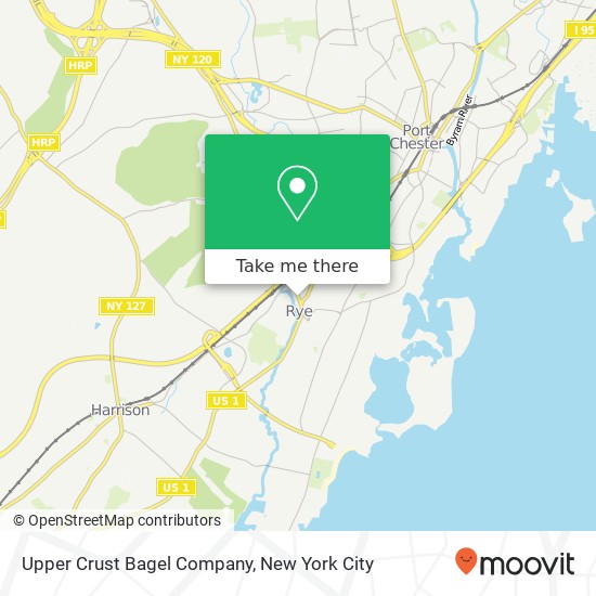 Upper Crust Bagel Company map