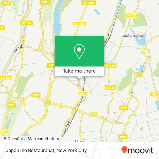 Japan Inn Restauranat map