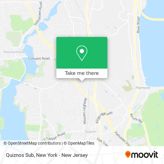 Quiznos Sub map