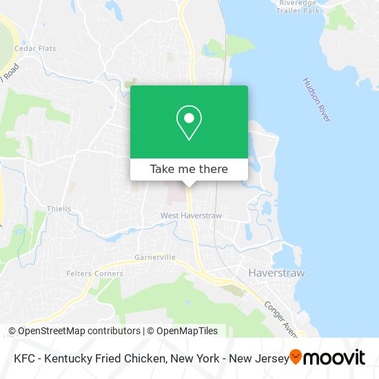 Mapa de KFC - Kentucky Fried Chicken