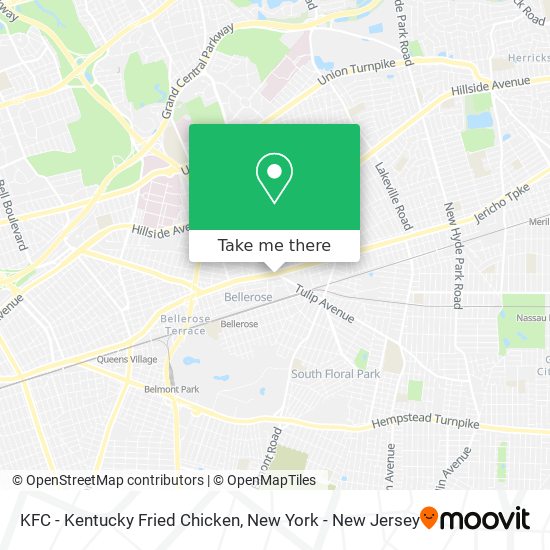 KFC - Kentucky Fried Chicken map