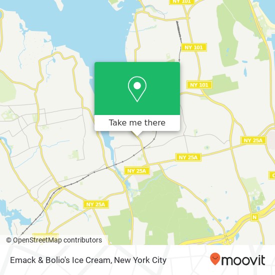 Emack & Bolio's Ice Cream map