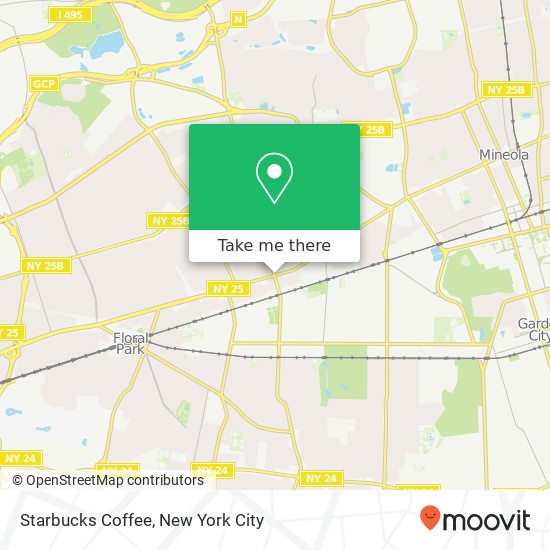 Starbucks Coffee map