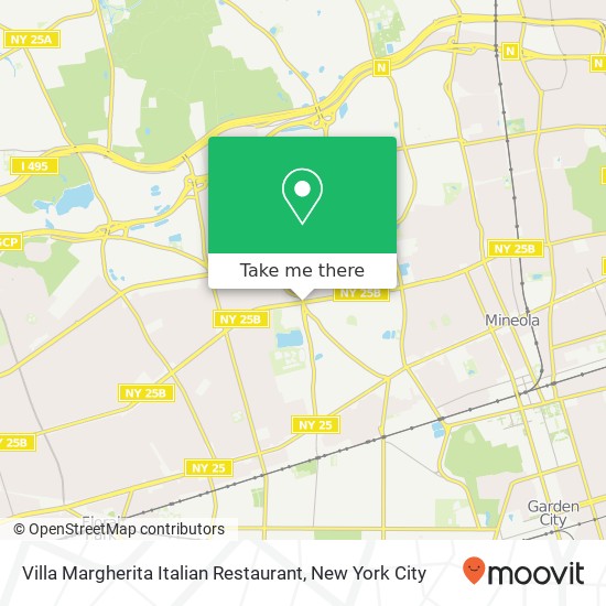 Villa Margherita Italian Restaurant map