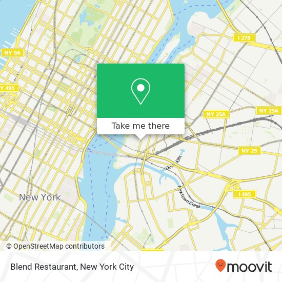 Mapa de Blend Restaurant