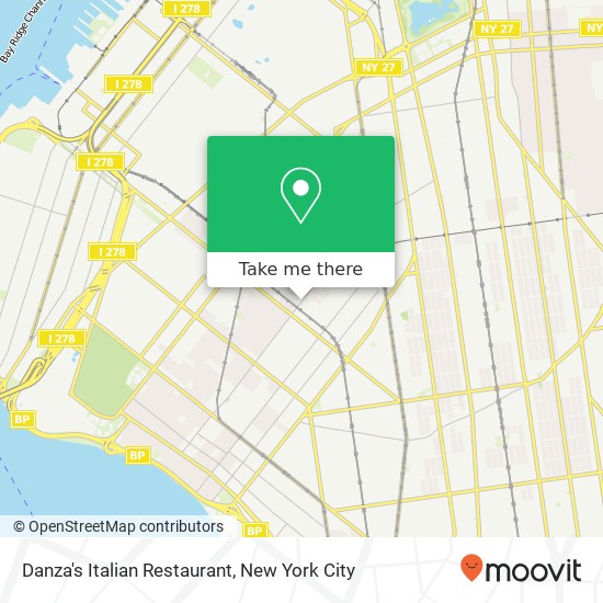 Danza's Italian Restaurant map