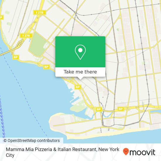 Mamma Mia Pizzeria & Italian Restaurant map