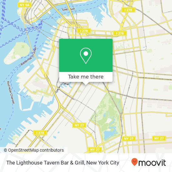 The Lighthouse Tavern Bar & Grill map