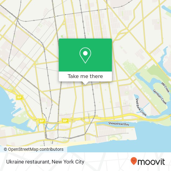 Mapa de Ukraine restaurant