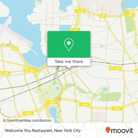 Mapa de Welcome You Restaurant