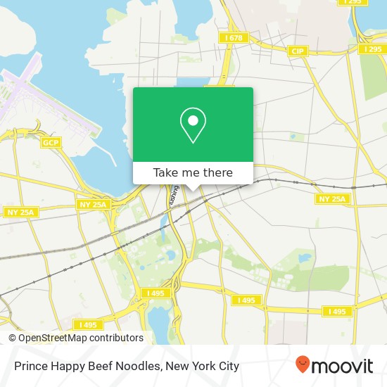 Prince Happy Beef Noodles map