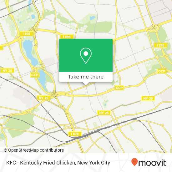 Mapa de KFC - Kentucky Fried Chicken