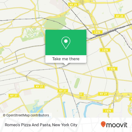 Romeo's Pizza And Pasta map