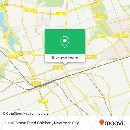 Halal Crown Fried Chicken map