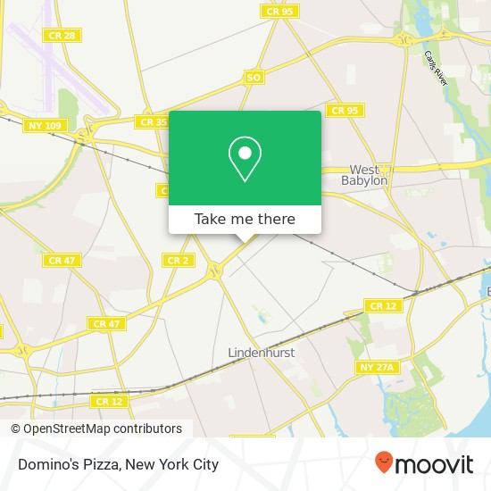 Domino's Pizza map