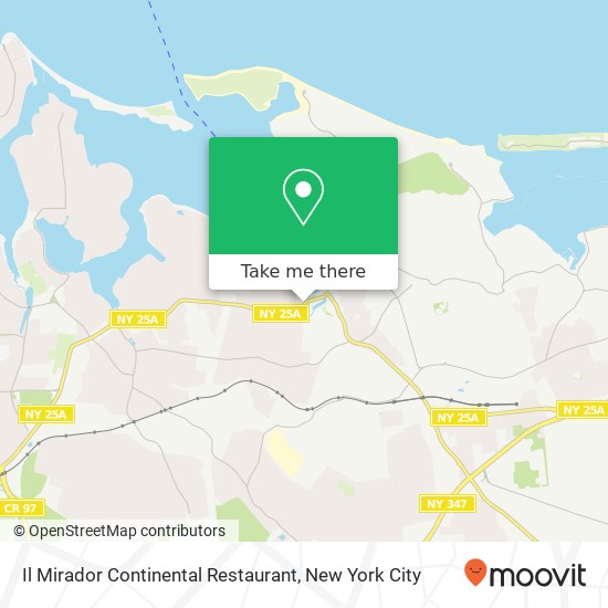 Mapa de Il Mirador Continental Restaurant