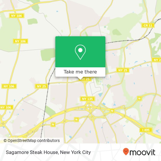 Mapa de Sagamore Steak House