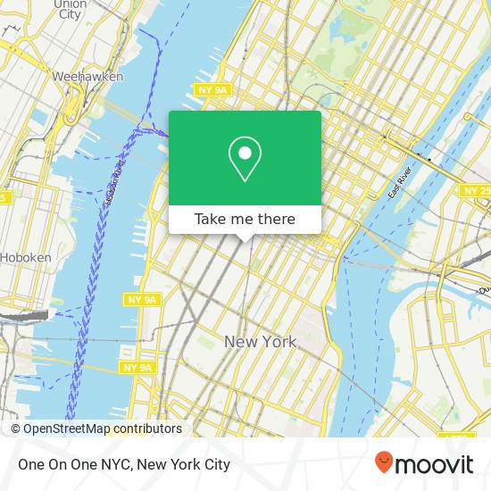 Mapa de One On One NYC