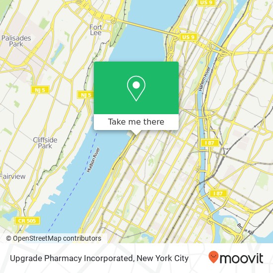 Upgrade Pharmacy Incorporated map